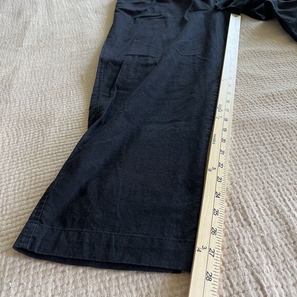 Lucky Brand Cotton Pants Womens Large Black Elastic Waist Drawstring Comfort - Picture 15 of 16